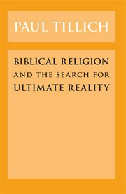 Biblical Religion and the Search for Ultimate Reality cover image cdn