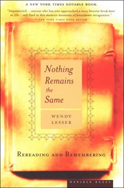 Nothing Remains the Same : Rereading and Remembering cover image cdn