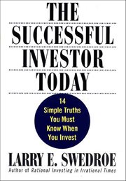 The Successful Investor Today : 14 Simple Truths You Must Know When You Invest cover image cdn