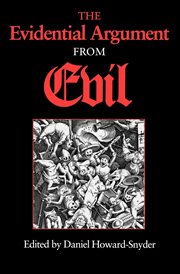 The Evidential Argument From Evil cover image cdn