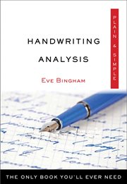 Handwriting Analysis Plain & Simple cover image cdn