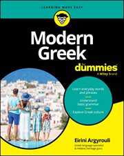 Modern Greek for Dummies cover image cdn