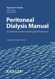 Peritoneal Dialysis Manual : A Guide for Understanding the Treatment cover image cdn
