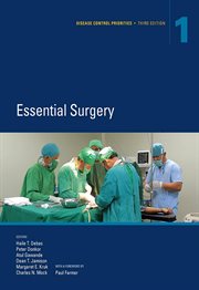 Disease Control Priorities, Volume 1 : Essential Surgery cover image cdn
