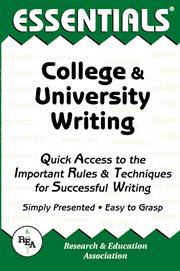 College and University Writing Essentials cover image cdn