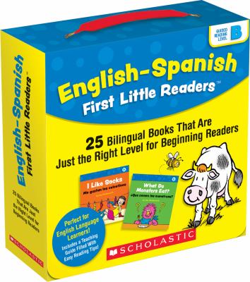 English-Spanish first little readers. Guided reading level B : 25 bilingual books that are just the right level for beginning readers  cover image cdn
