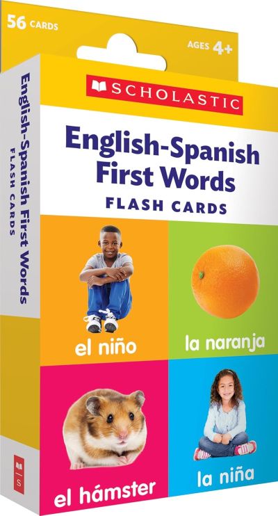 English-Spanish First Words Flash Cards cover image cdn