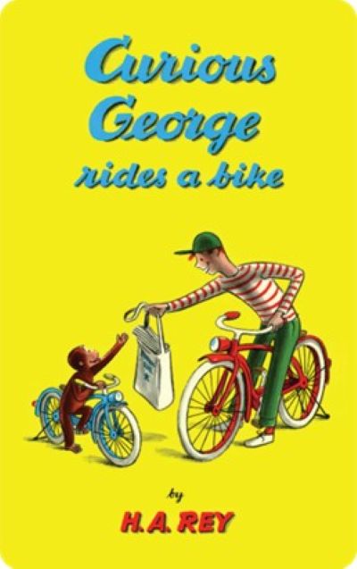 Curious George rides a bike cover image cdn