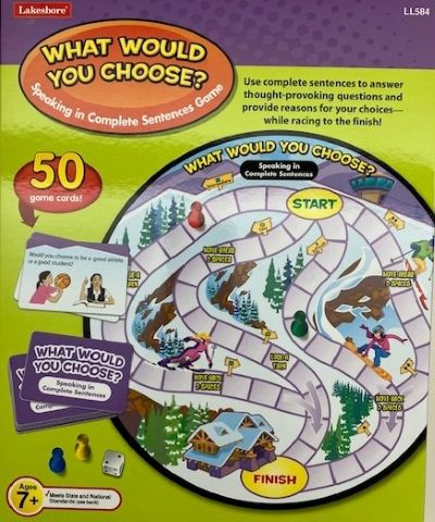 What Would You Choose?: Speaking in Complete Sentences cover image cdn