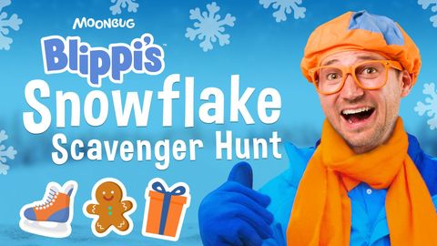 Blippi's Snowflake Scavenger Hunt cover image cdn