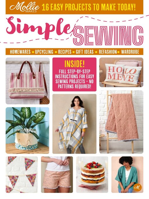 Mollie makes: simple sewing cover image cdn