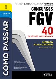 Como Passar em Concursos FGV : Língua Portuguesa - 40 Questões Comentadas cover image cdn
