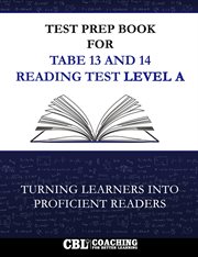 Test Prep Book for Tabe 13 and 14 Reading Test Level A cover image cdn