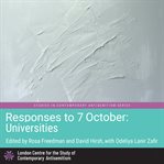 Responses to 7 October: Universities cover image cdn