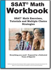 SSAT Math Workbook : Ssat Math Practice, Tutorials And Multiple Choice Strategies cover image cdn