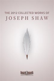 The 2012 Collected Works of Joseph Shaw cover image cdn
