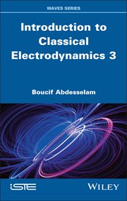 Introduction to Classical Electrodynamics 3 cover image cdn