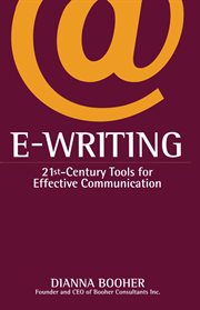 E-Writing : 21st-Century Tools for Effective Communication cover image cdn