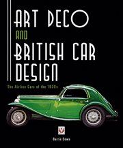 Art Deco and British Car Design : The Airline Cars of the 1930s cover image cdn