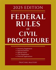Federal Rules of Civil Procedure : With Statutory Supplement, Selected Statutes, Official Forms, Cases And Other Materials cover image cdn