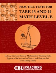 Practice Tests for TABE 13 and 14 Math Level E cover image cdn