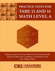 Practice Tests for TABE 13 and 14 Math Level E cover image cdn
