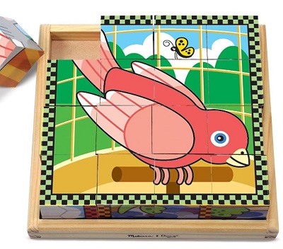 Wooden cube puzzle Pets cover image