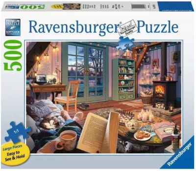 Cozy retreat jigsaw puzzle [500 large pieces] cover image