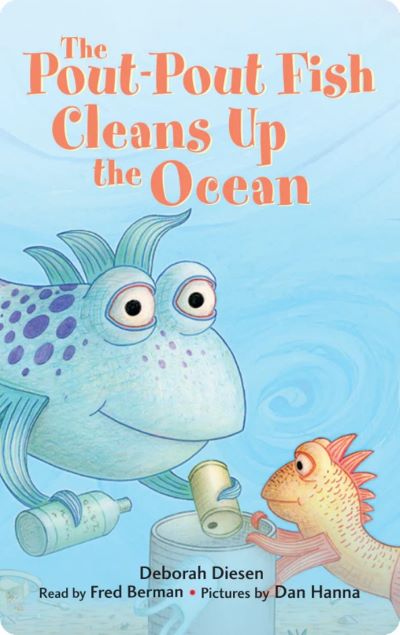 The pout-pout fish cleans up the ocean cover image