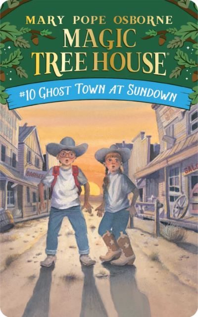 Ghost town at sundown cover image