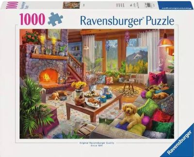 Cozy cabin jigsaw puzzle [1000 pieces] cover image