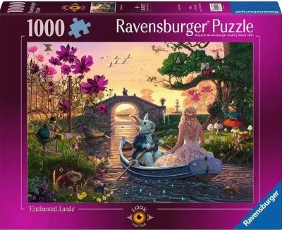 Enchanted lands jigsaw puzzle cover image