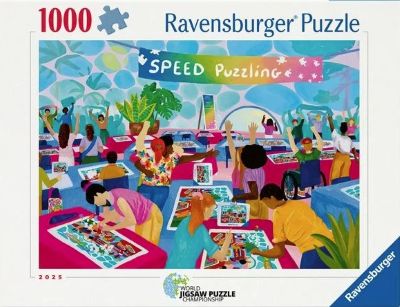Speed puzzling jigsaw puzzle cover image