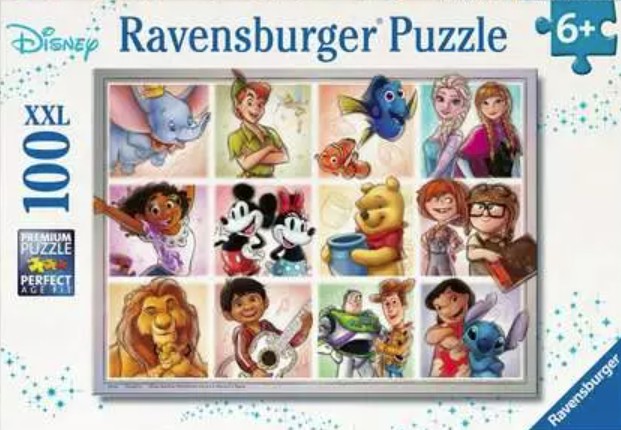 Disney moments jigsaw puzzle [100 XXL pieces] cover image