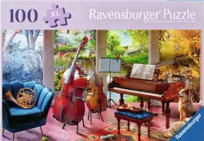 4 seasons in music jigsaw puzzle cover image