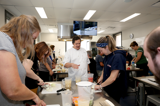 Chef Brian at the AHML Makerplace 