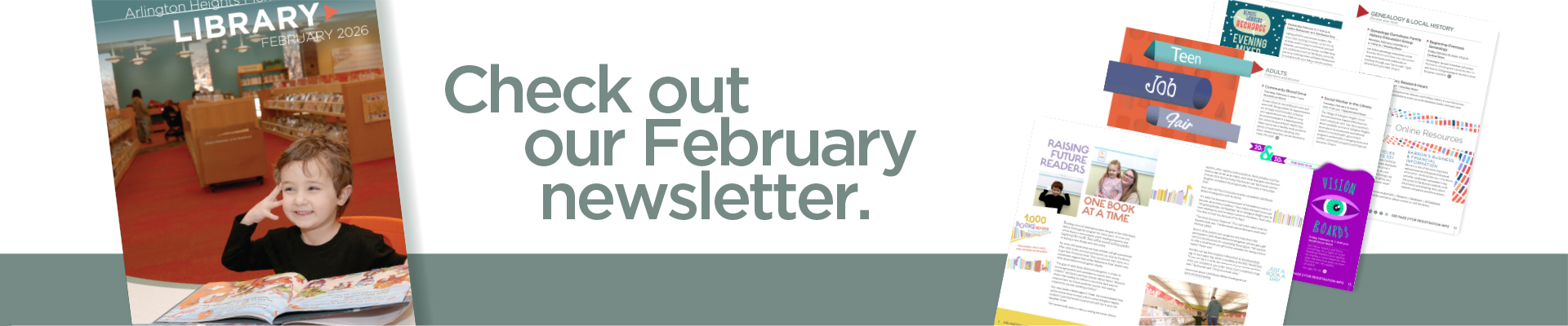 Check out the February Newsletter 