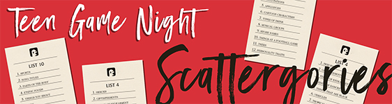 Teen Game Night: Scattergories