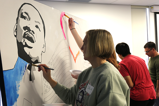 Martin Luther king Jr. Day Mural Exhibit