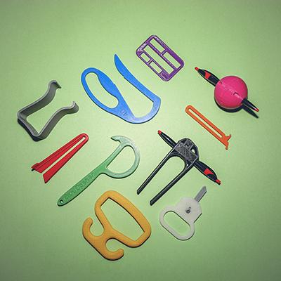 Assistive Tools Kit 10 assistive tools, plastic, color