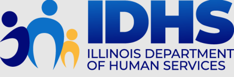 Logo for Illinois Department of Human Services.
